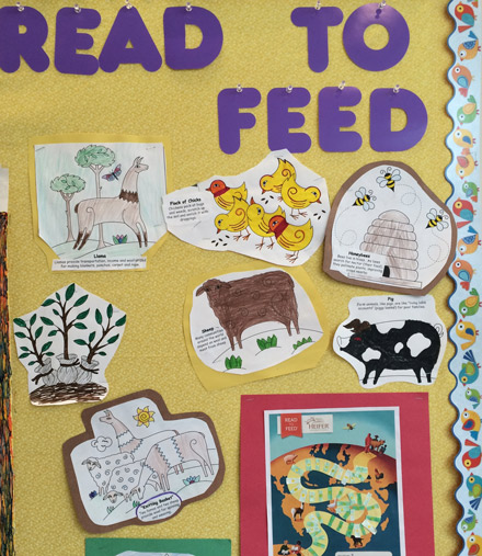 McManus created a bulletin board to show the rest of the school what her class was working on and how they tracked their progress. McManus created a bulletin board to show the rest of the school what her class was working on and how they tracked their progress.