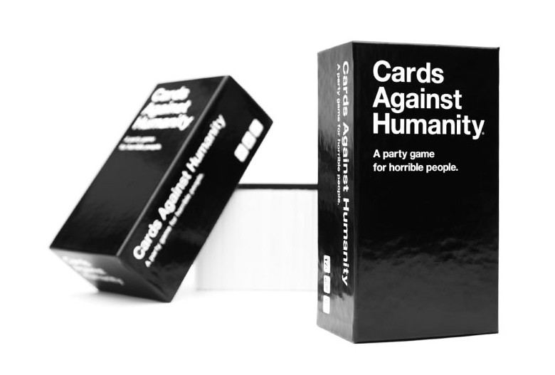Cards Against Humanity. A party game for horrible people. The Cards Against Humanity game.
