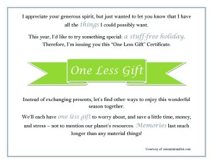 onelessgift